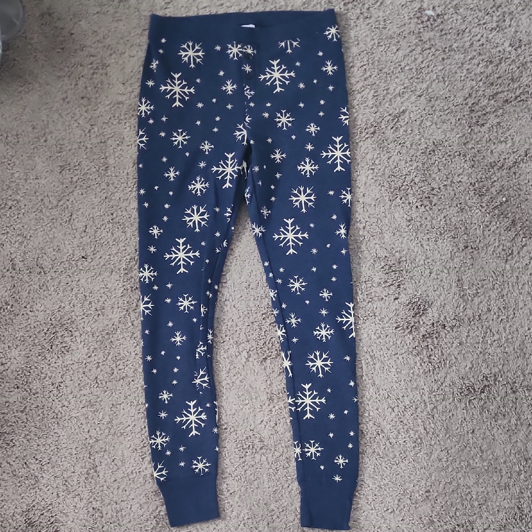 Old Navy Blue Snowflake Pajama Leggings